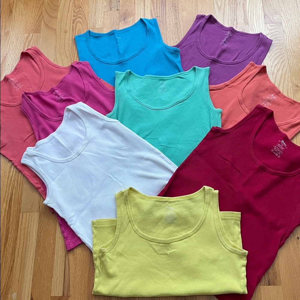 9 GIRLS GRIP TANKS SZ L